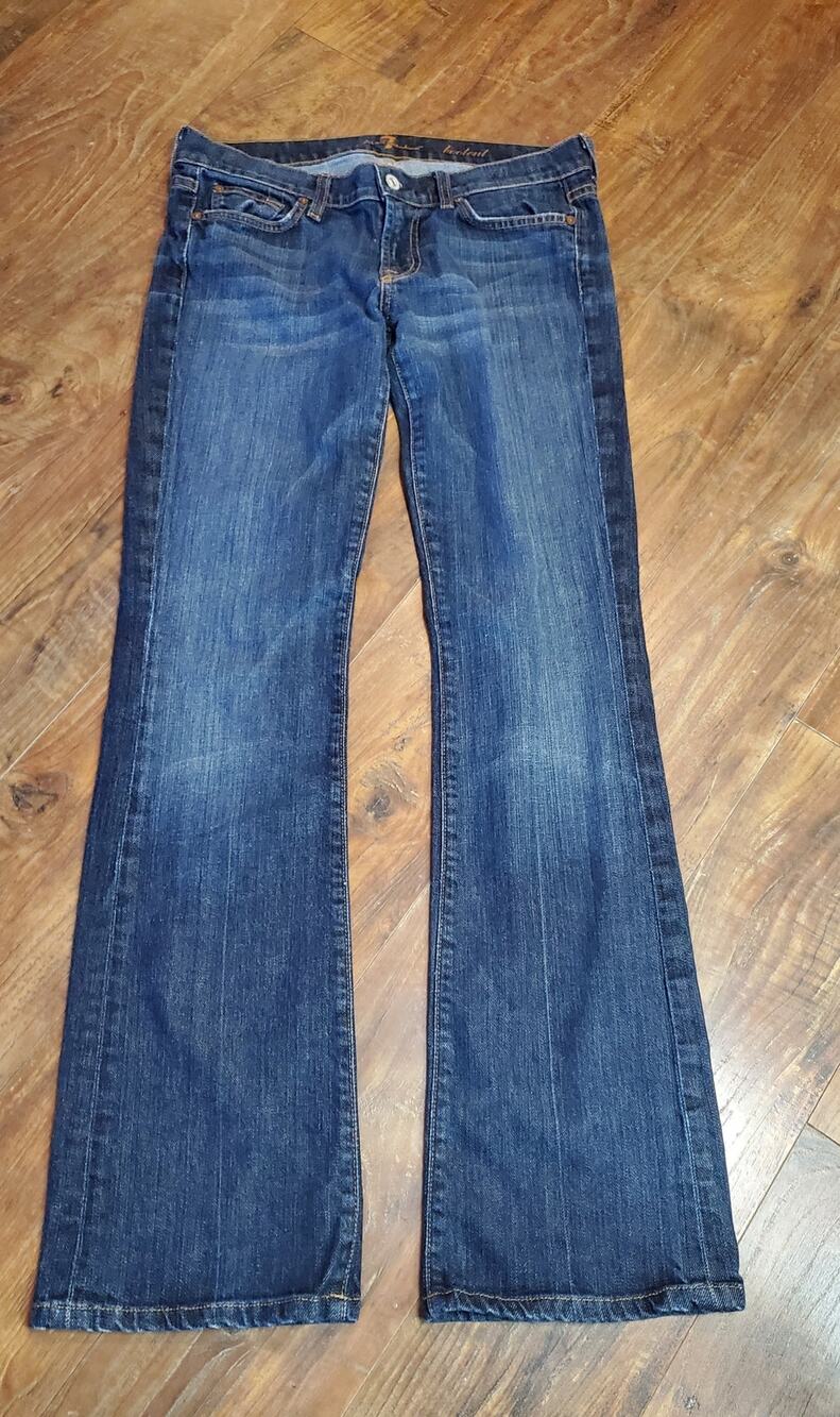 7 For All Mankind Womens Bootcut Jeans Size 29